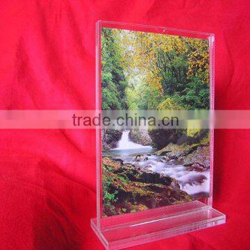 acrylic card display rack stand