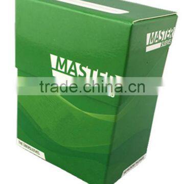 Paper board Deck Box with customized color for 80+ game card with sleeves