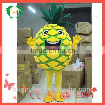 HI wholesale used plush pineapple mascot costume for adult, walking mascot