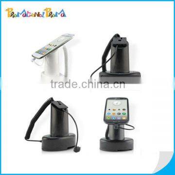 Anti-theft alarm and charge mobile display shelf