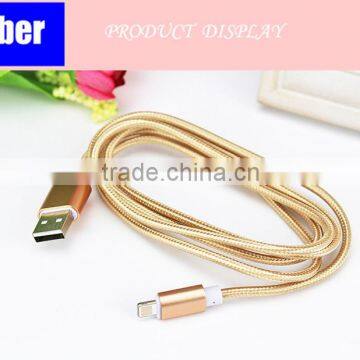 Braided 8pin fast charging usb cable and data transfer for ios