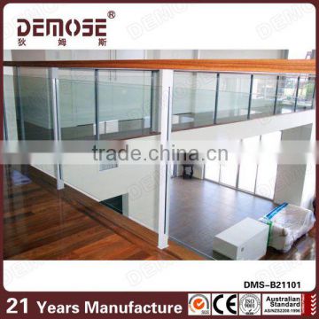 glass balcony railing price/tempered glass railing