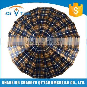 Guaranteed quality proper price plaid waterproof umbrella