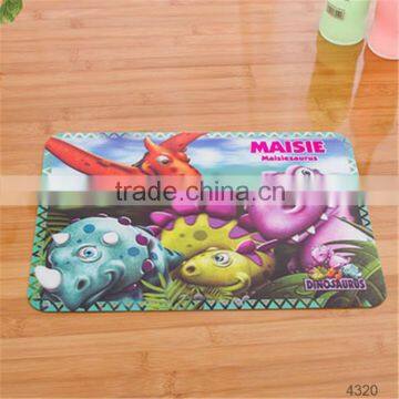 2015 HOT selling 3D Lenticular baby placemat 3D Placemats