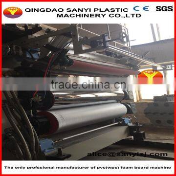 Imitation marble wall panel extrusion line/marble decorative board machine