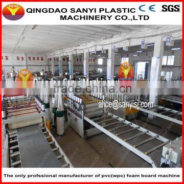 SIEMENS Cooperated Wood Plastic Composite Foaming Door Board Extruder Making Machine