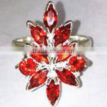 Value Ruby Briolette 925 Sterling Silver Ring SC078