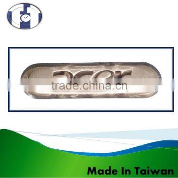 Titanium White car aluminum Classical brand epoxy sticker