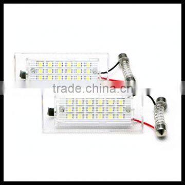 LED License plate lights LED licence number frame lamps for BMW E53 X5