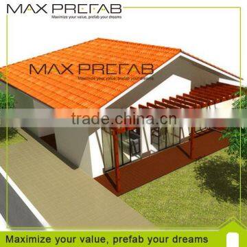 light steel structure luxury prefab house building prefabricated villa