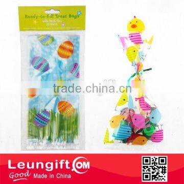 Easter Eggs Treat Bag A pack of 20 plastic cellophane treat bags