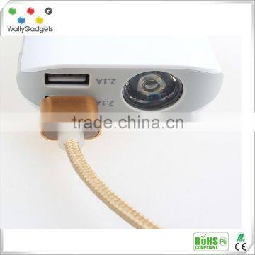 Customized dual micro USB data line for Android and IOS mobile phone