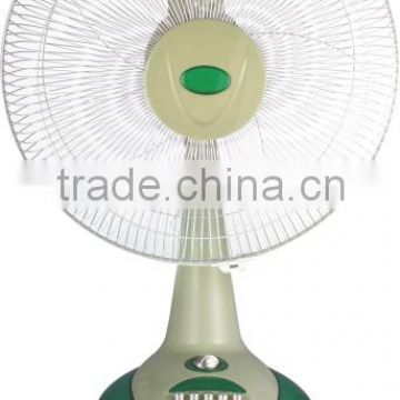 20'' oscillating 3-speed rechargeable table fan