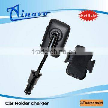 Factory price Hot selling universal car mount holder with charger usb car charger car holder for iphone