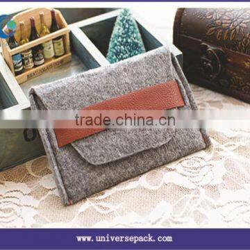 Customized order plain wool felt bags