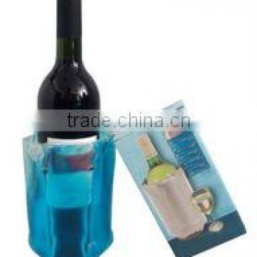 Disposable Acrylic wine cooler bucket wine bottle cooler bag without energy consumption