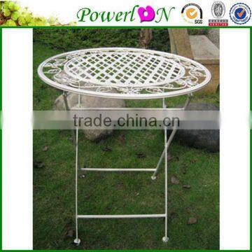 Cheap Price Antique White Round Outdoor Table For Garden Patio J29M TS05 X11 PL08-5057