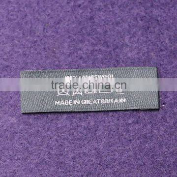 Wholesale Soft Material Woven Clothing Label,Damask Woven Label