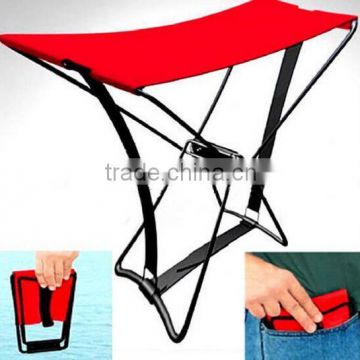 Portable Folding Stool /Camping Pocket Beach Chair /Fishing Equipment