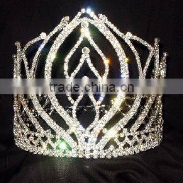 Full Crown Crystal Rhinestone Crowns and tiara