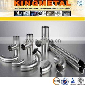 ASTM A403 WP304/316 Butt Welded Stainless Steel Sanitary Fittings Price For Food Industry