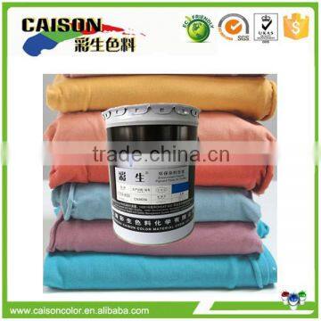 Water based colorant for permanent fabric dyeing textile dyeing