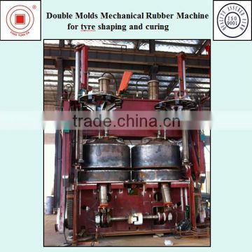 Double Molds Mechanical Rubber Machine for tyre shaping and curing