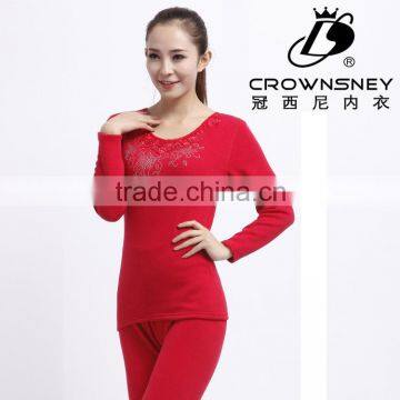 Custom Woman's Clothes thick Thermal underwear made in china