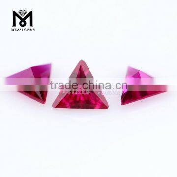 Wuzhou Wholesale Loose Synthetic Ruby Stone Prices