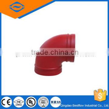 Fm/ul high quality 90 degree grooved elbow