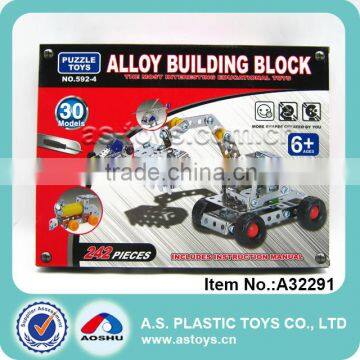 DIY Die Cast Truck Building Block/ Alloy Block Play Set