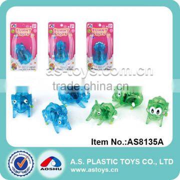 ABC plastic wind up jumping animal for baby