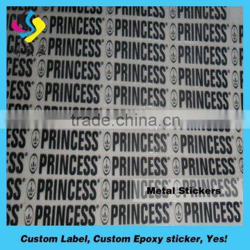 Custom Zinc Alloy Metal Logo Badges Stickers With High Quality