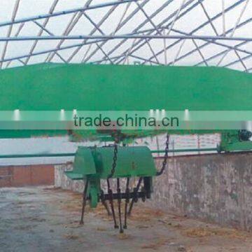 high efficiency chicken manure continuous compost turners machine