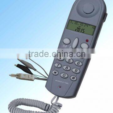 Slim Analog Phone, Telephone Line Tester