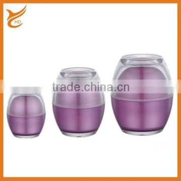 Senior Drum shape acrylic cosmetic bottle