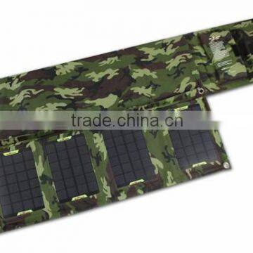 42W Portable Folding Solar Laptop Charger Kit For Outdoor Activities