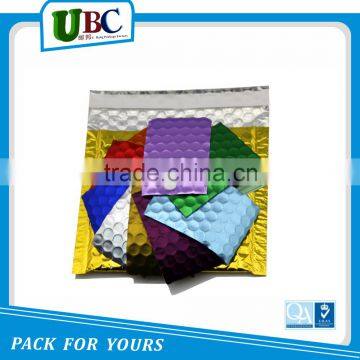 Colored Aluminium Bubble mailer/Metallized Film Mailer Cushioned with Bubble