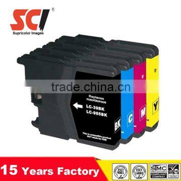 Compatible Brother LC39 LC60 LC985 Ink Cartridge for Brother Printer DCP-J125 DCP J315W