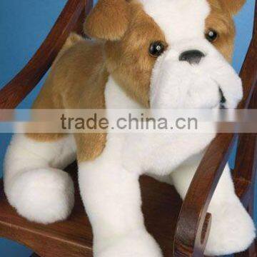 bulldog plush stuffed dog