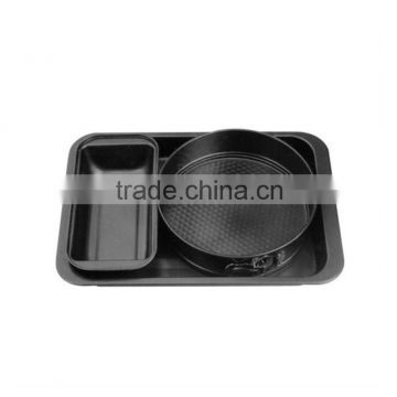 3pcs carbon steel bakeware set non stick