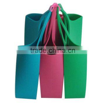 FDA & LFGB Approved Popular Fashion Color Waterproof Silicone Hand Bag photo-6