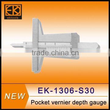 EK-1306-S30 Pocket vernier tyre depth caliper