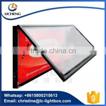 2016 New design aluminum indoor wall mounted custom led light box