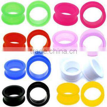 Large flare soft silicone Ear Gauges Soft Ear plugs-Ear Tunnels