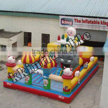 chidren cartoon inflatable fun city for sale