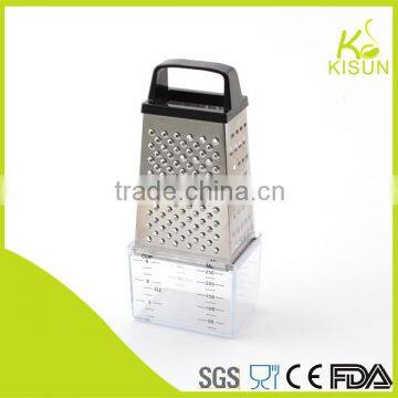 Best Quality Stainless steel Manual cheeses Zester Grater with measuring box