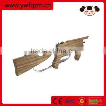 Wholesale best price wooden rubber band laser tag gun