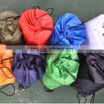 210D Colorful Waterproof Drawstring Backpack photo-2