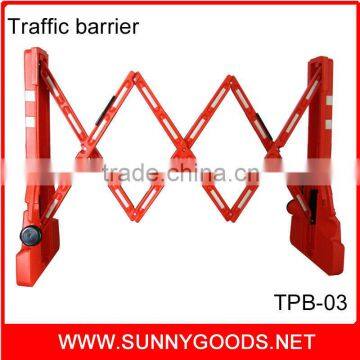 road safey plastic traffic expandable barrier